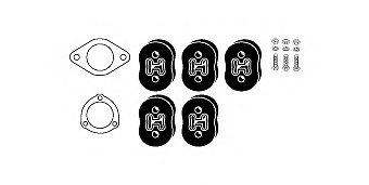 HJS 82 40 5710 Mounting Kit, exhaust system